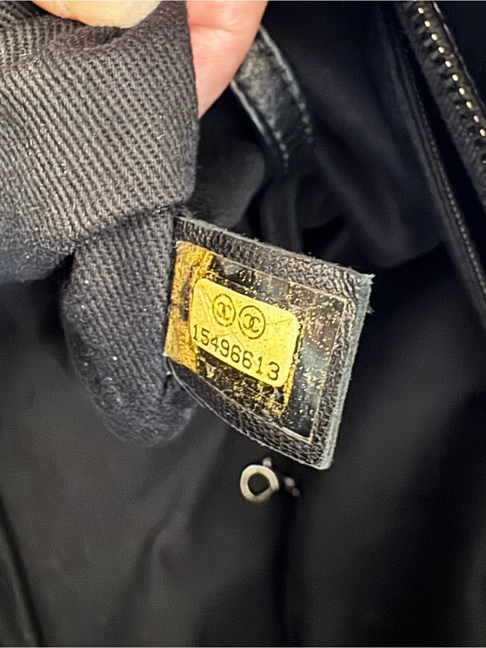 Chanel In The Mix Quilted Black Shoulder Tote with CC Turn-Lock